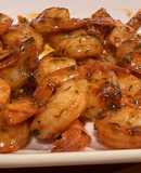 Honey garlic shrimps