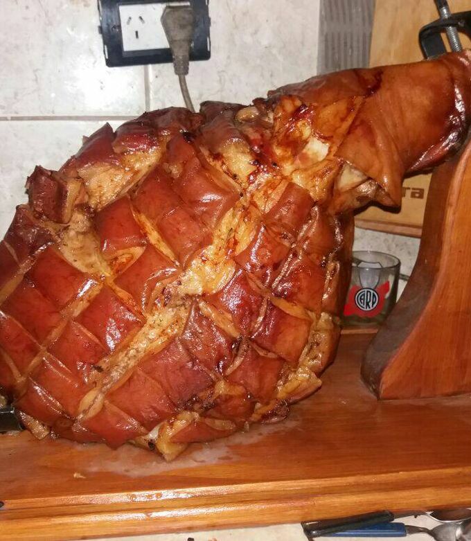 Una foto de Pata de cerdo al horno