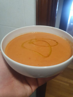 Una foto de Gazpacho casero