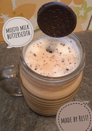 Foto resep Mojito milk butterscotch 😋😋
