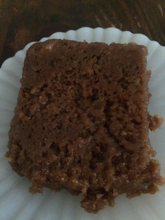 Una foto de Brownie en microondas