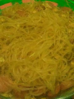 Foto resep Bihun goreng dg telur orak-arik dan sosis