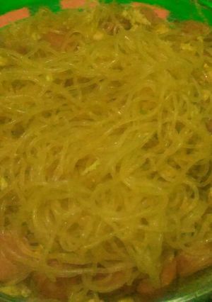 Foto resep Bihun goreng dg telur orak-arik dan sosis