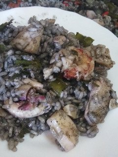 Una foto de Arroz albinegro