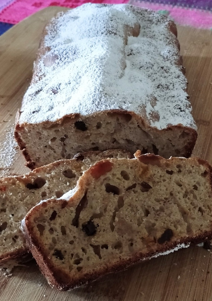 Una foto de Budín integral de bananas y pasas 😋😋