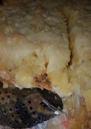 Una foto de Pastel de carne con sorpresa
