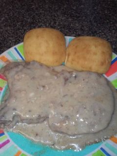 A picture of Baked Smothered Pork Chops.