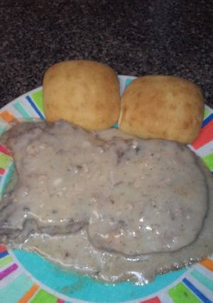 A picture of Baked Smothered Pork Chops.