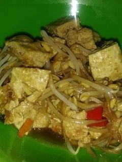 Foto resep Tumis toge telor dadar