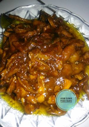 Foto resep Ayam suwir pedas manis 🐓🐔🐔🐔🐓