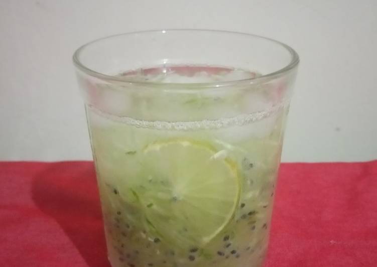 Resep 168) Es Timun Selasih Anti Gagal