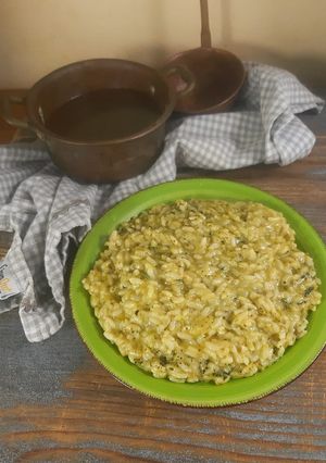 Foto di Risotto verde al pesto genovese