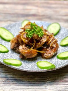 Hình của món Gà Kho Gừng.