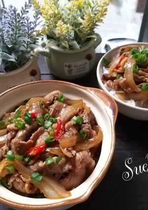 Foto resep Beef Bowl Gyudon (Yoshinoya)