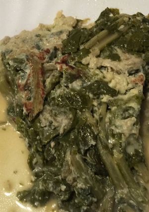Una foto de Tortilla de acelgas y tetilla