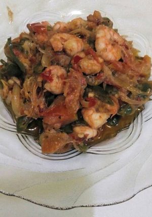 Foto resep Tumis Udang Cabe Ijo