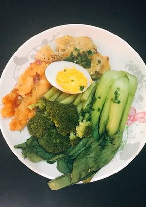 Hình của món Rau luộc #eatclean.
