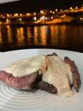 Strip Loin with Pepper Steak Sauce