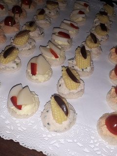 Una foto de Canapés de Palmitos