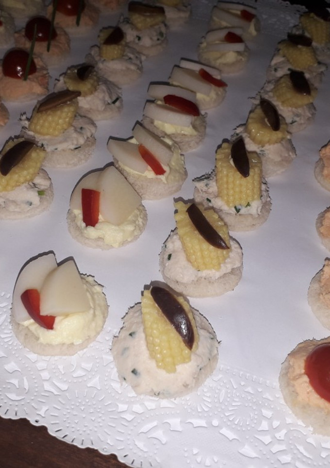 Una foto de Canapés de Palmitos