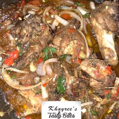 A picture of Minty pepper chicken.