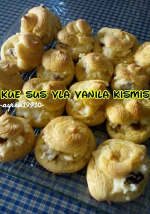Foto resep Kue sus vla vanila kismis