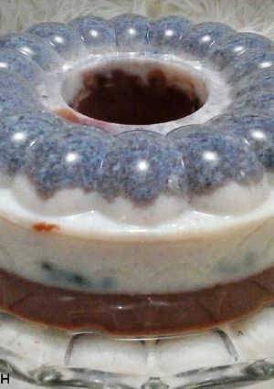 Foto resep Pudding Oreo Lapis Cokelat