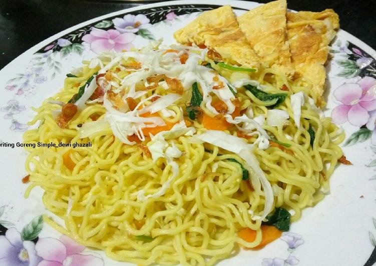 Mie Keriting Goreng simple