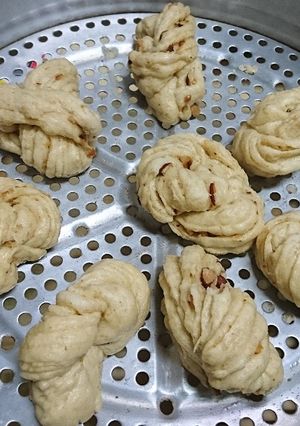 手作花捲(燕麥堅果捲) 的食譜成品照片