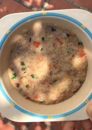 Hình của món Bún riêu cua cho bé.