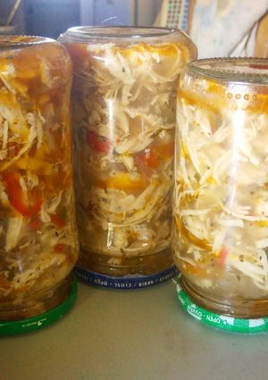 Una foto de #Escabeche de #Pollo de #ElMorfiCaserito.