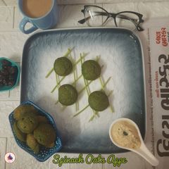 A picture of Quick Spinach Oats Appe for Breakfast/Snack.