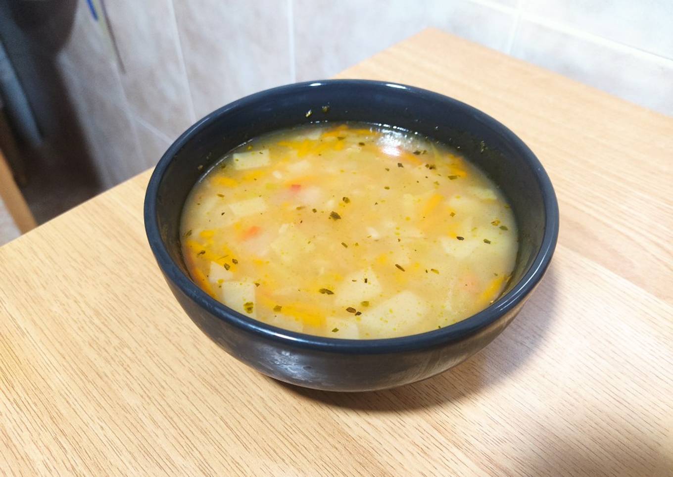 Sopa Juliana en olla express