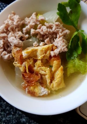 รูปของ แกงจืดผักกาดขาวไข่เจียว