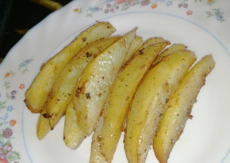 Easiest Way to Prepare Homemade Baked potato wedges