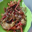 Lobster with caramelized butter shallot and garlic