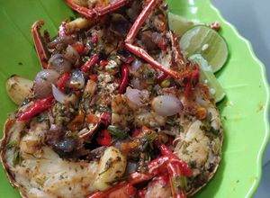 Foto resep Lobster with caramelized butter shallot and garlic