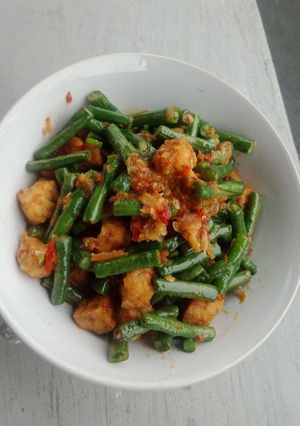 Foto resep Tumis kacang panjang dan tempe