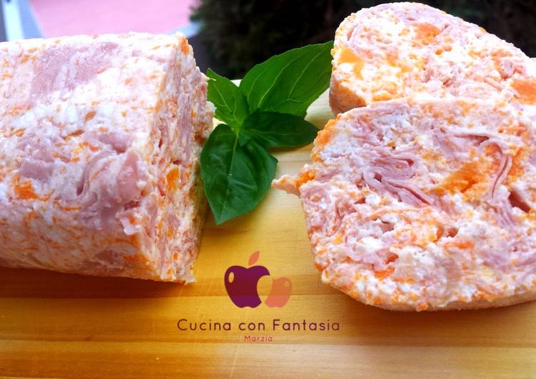 Polpettone con ricotta, zucca e mortadella