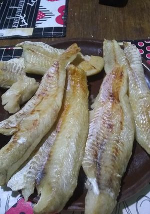 Una foto de Filete merluza dorado. Fácil sano, económico