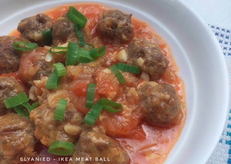 Resep Ikea meat ball - bola2 daging asam manis Anti Gagal