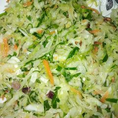 A picture of Sautéed cabbage and carrots.