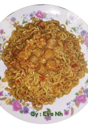 Foto resep Mie Sosis Sambal