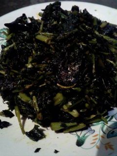 কলমি শাক ভাজা রেসিপির প্রধান ছবি