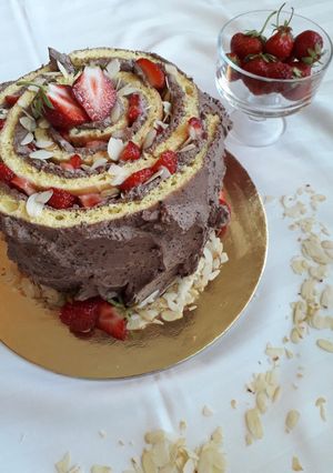 Mandulás eper varázs recept fotója