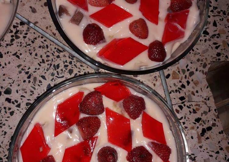 Step-by-Step Guide to Prepare Homemade Fruit Trifle