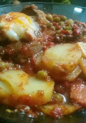 Una foto de Bifes con salsa❤