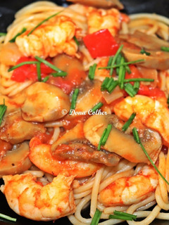 Foto de Esparguete com gambas