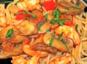 Foto de Esparguete com gambas