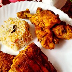 A picture of Steamed Chicken Tikka.